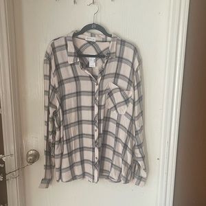 MAURICES PLAID BUTTON DOWN SIZE 3X NWT